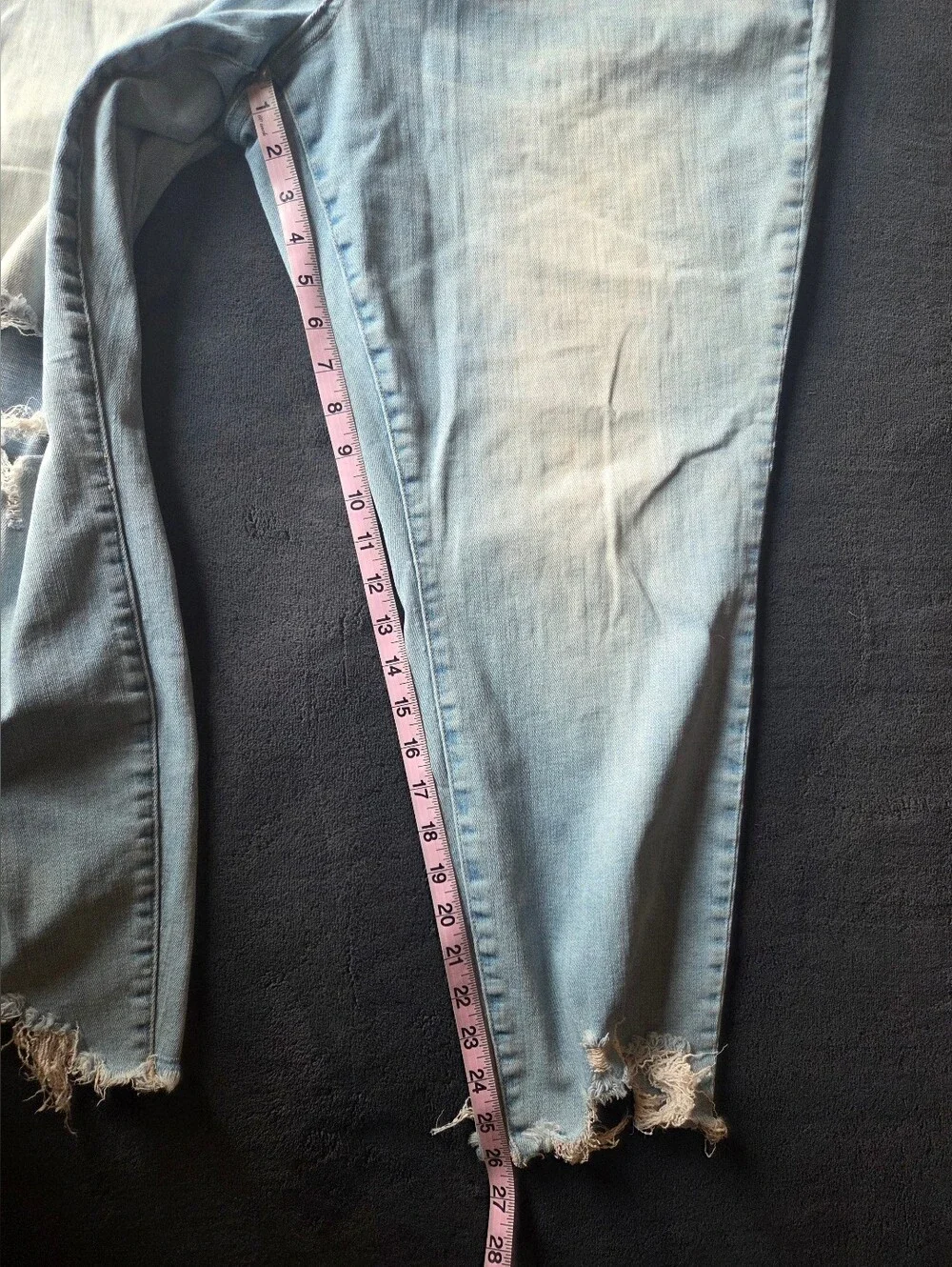 Judy Blue Light Blue Distressed Women’s Jeans - Picture 11 of 12